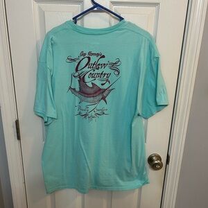 Guy Harvey Aqua Pocket Tee. Size XL